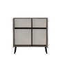 Hanah Home Darien - Gordion Marble, Black Wood